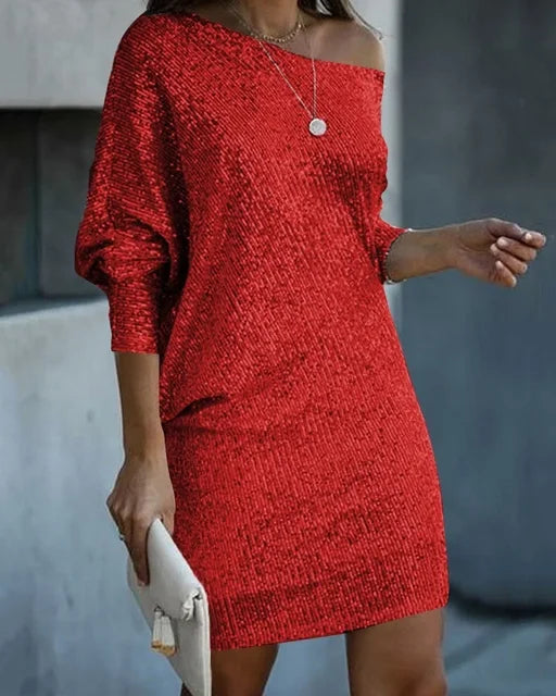 Arabella | Women’s Mini Dress featuring an Off-Shoulder Halter