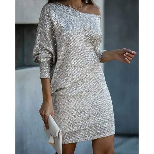 Arabella | Women’s Mini Dress featuring an Off-Shoulder Halter