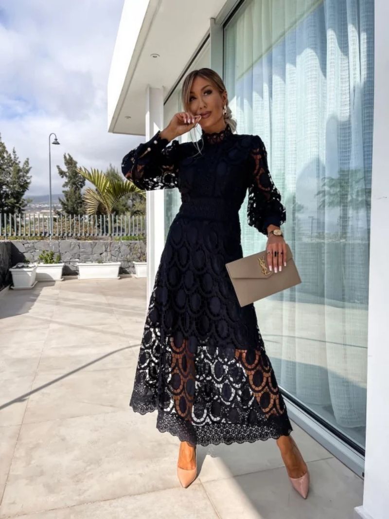 Seraphina | Women’s Midi Dress featuring an Elegant Cut-Out Pattern