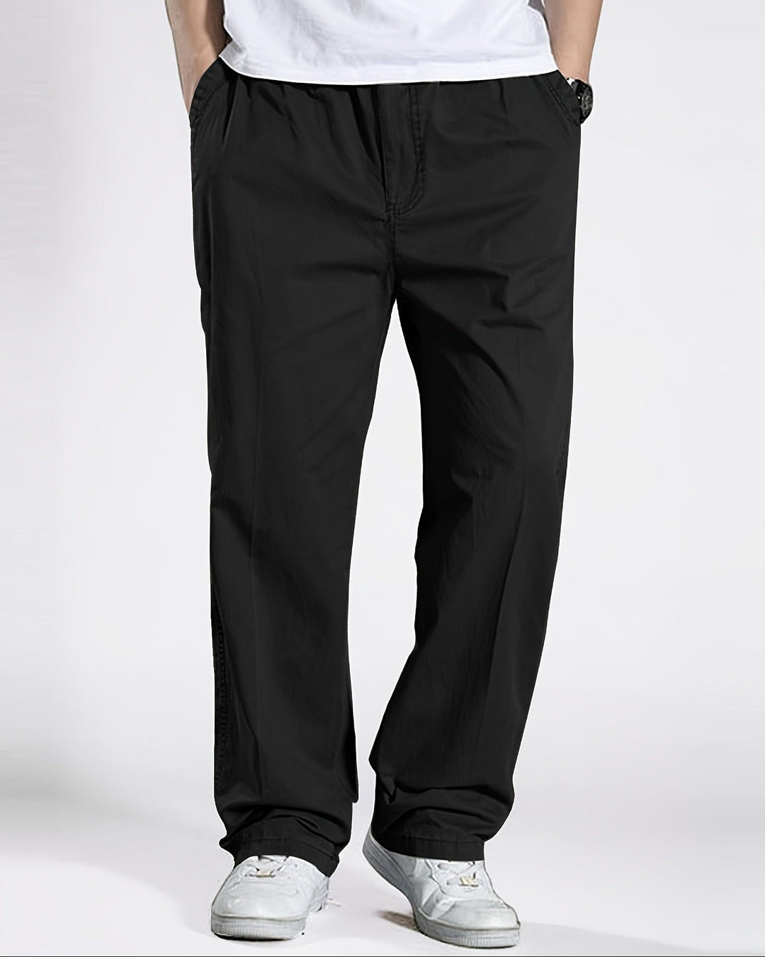 Dravion | Men’s Casual Trousers with a relaxed straight-leg build