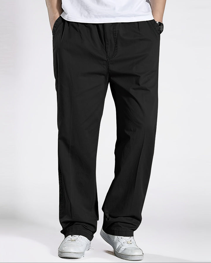 Dravion | Men’s Casual Trousers with a relaxed straight-leg build