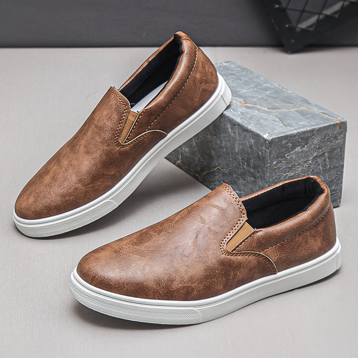Marvello | Men’s Slip-On Trainers with elastic side panels and modern low-top aesthetic