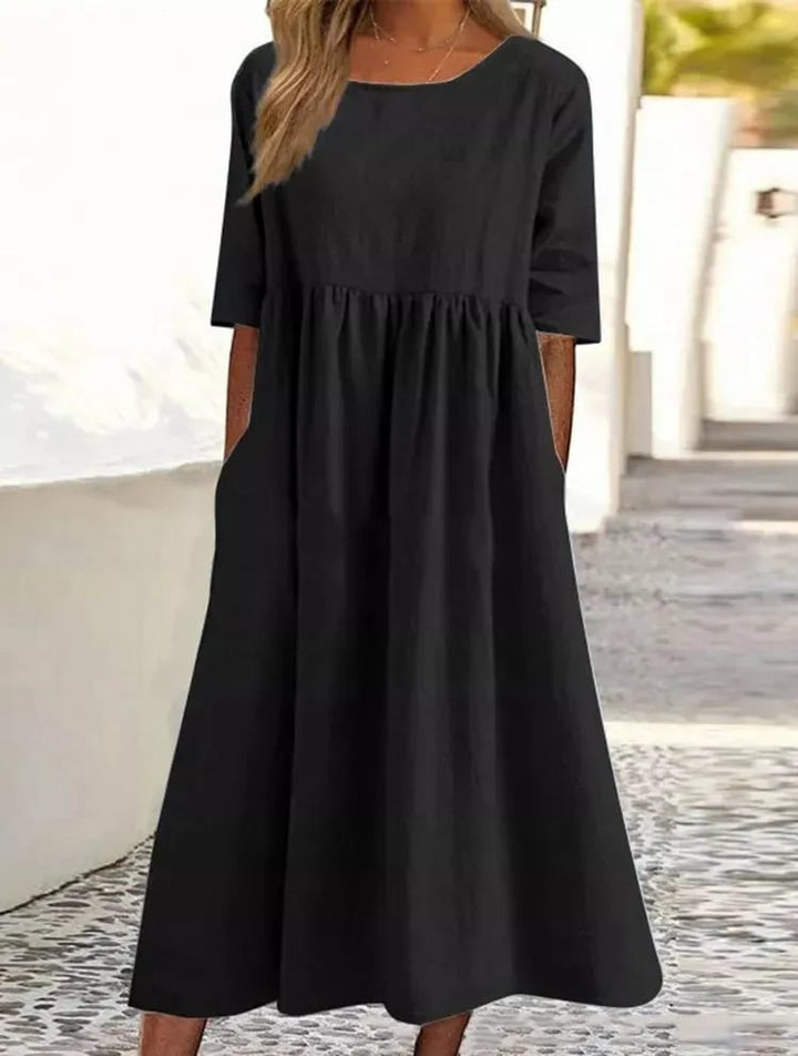 Mirella | Women’s Everyday Midi Dress with Clean Design