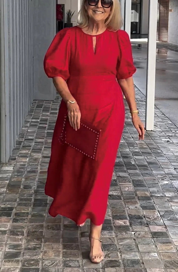 Renata | Women’s Red Maxi Dress Made for Special Events