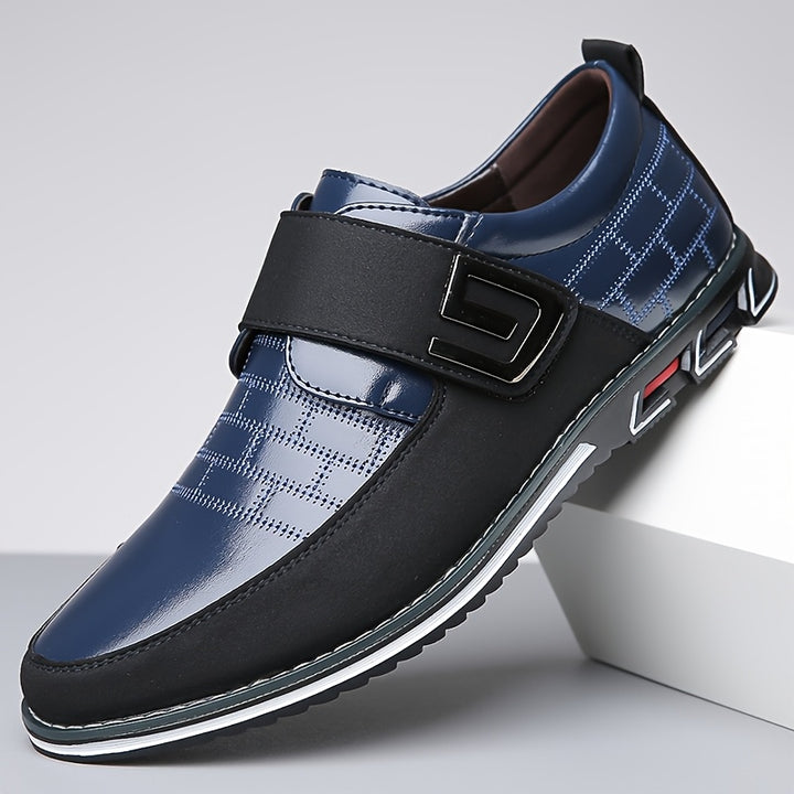 Zerion | Men’s Lace-Up Shoes with quilted panel design and sharp modern outline