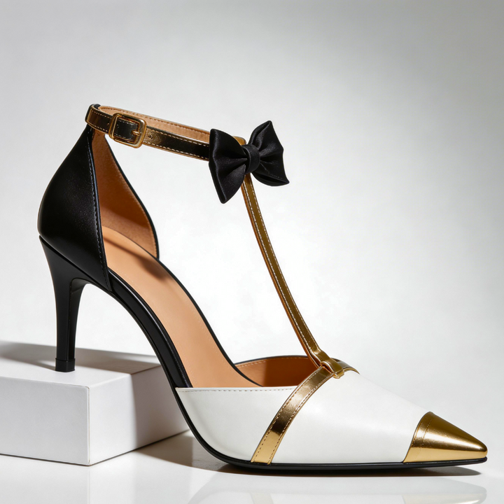 Trista | Women’s T-Bar Heels featuring Decorative Bow