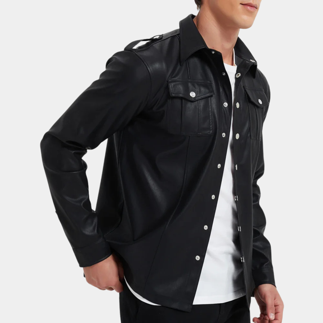 Everford™ | Graham – Black Dress Shirt