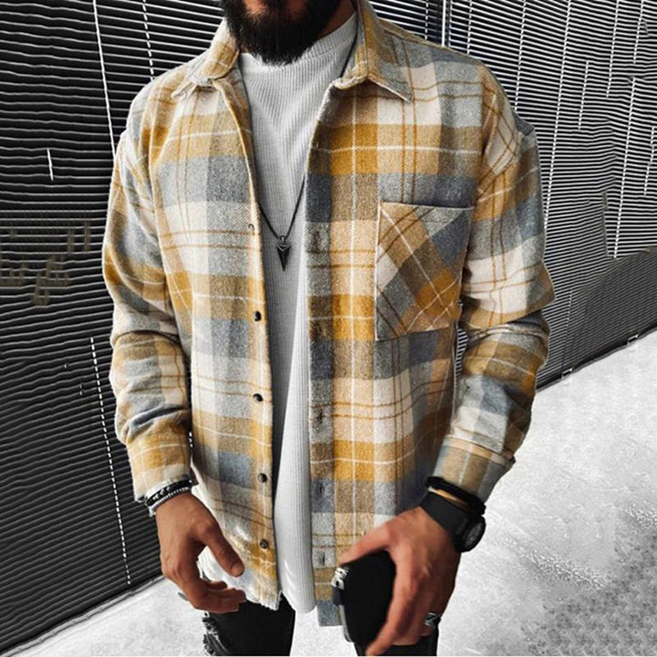 Virel | Men’s Check Shirt Jacket for Casual Layering