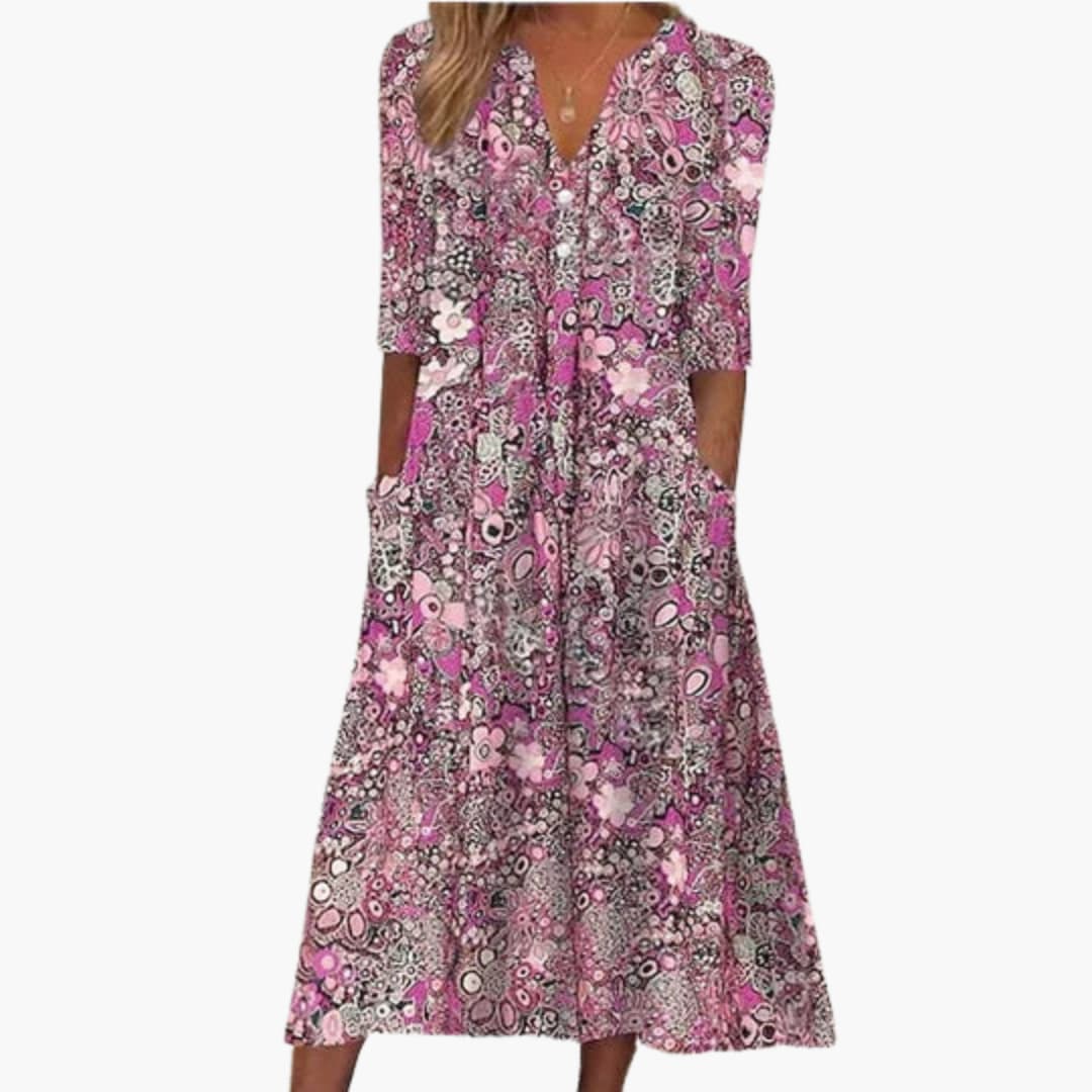 Elysia | Women’s Midi Dress for Breezy Daywear