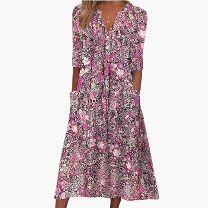 Elysia | Women’s Midi Dress for Breezy Daywear