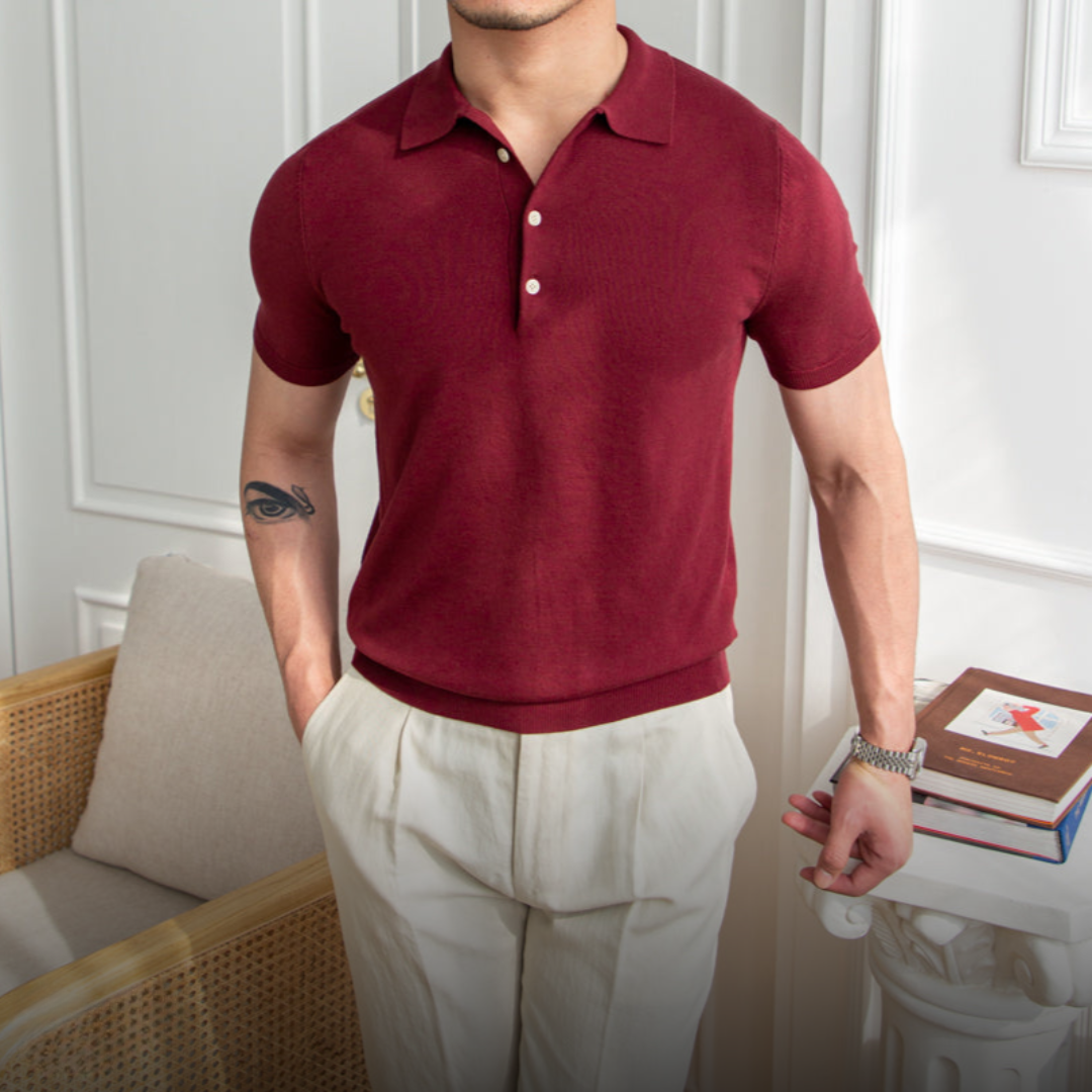 Everford™ | Colin – Soft Knit Polo Shirt