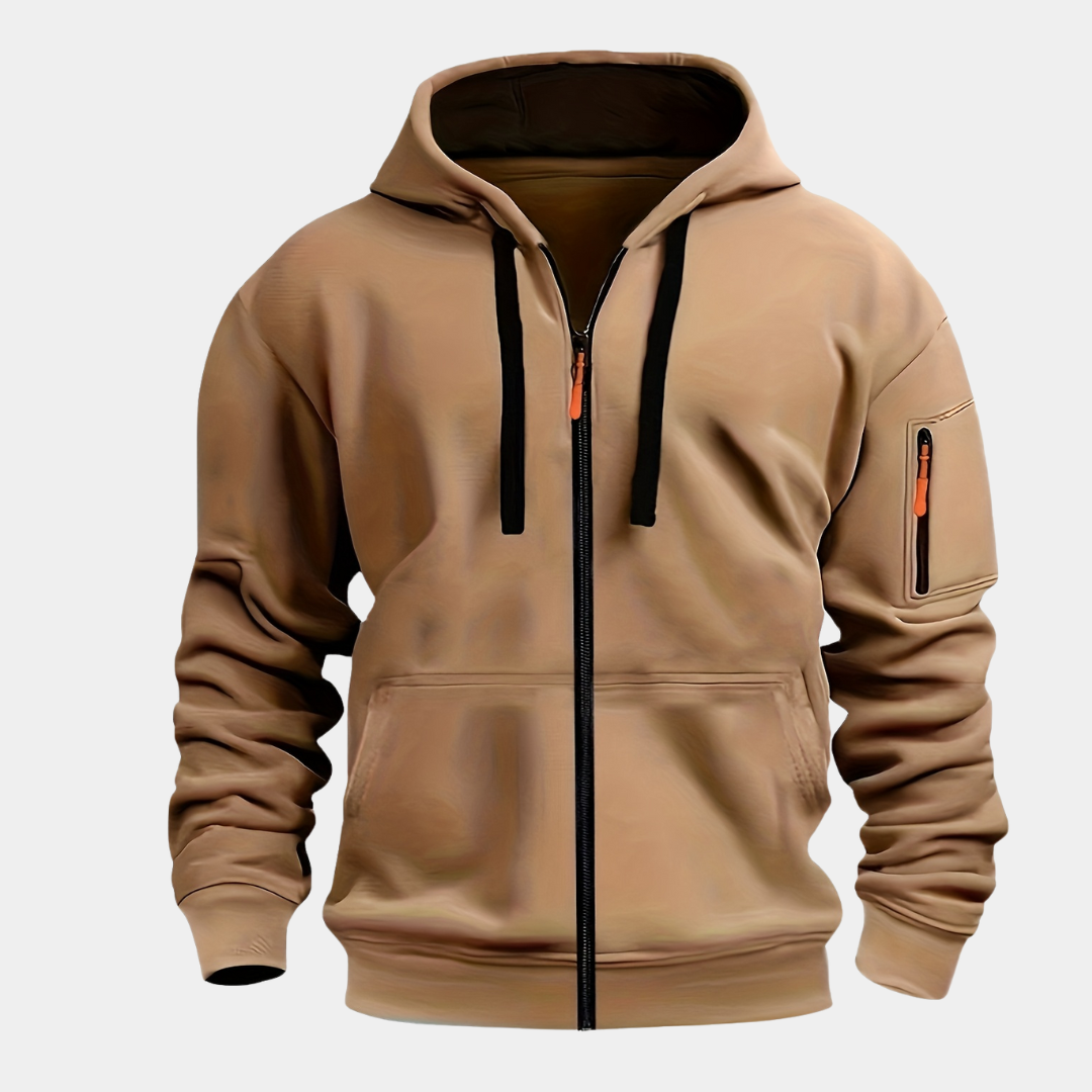 Everford™ | Archie – Classic Zip Hoodie for Men