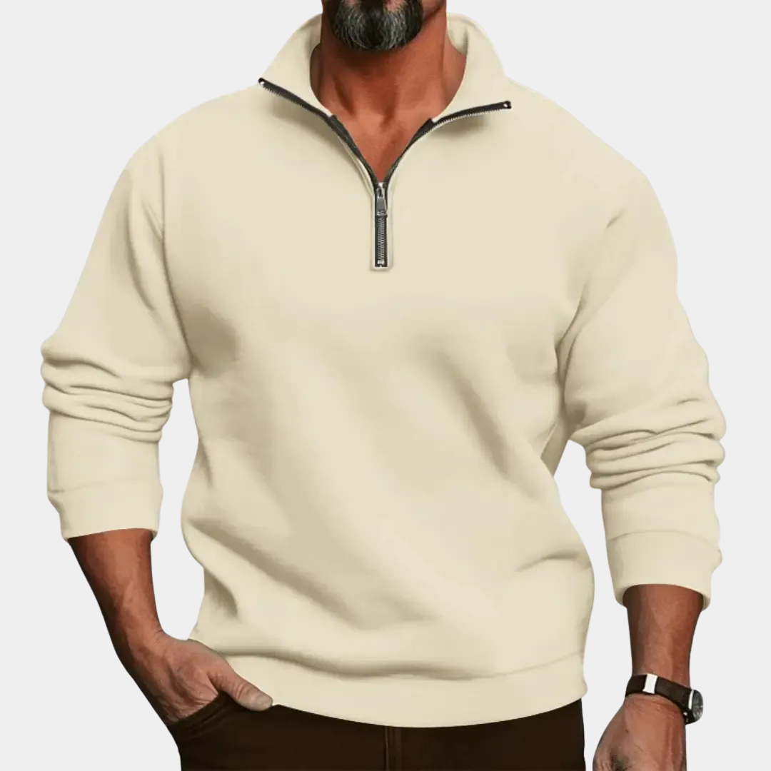 Everford™ | Martin – Refined Zip Sweater for Men