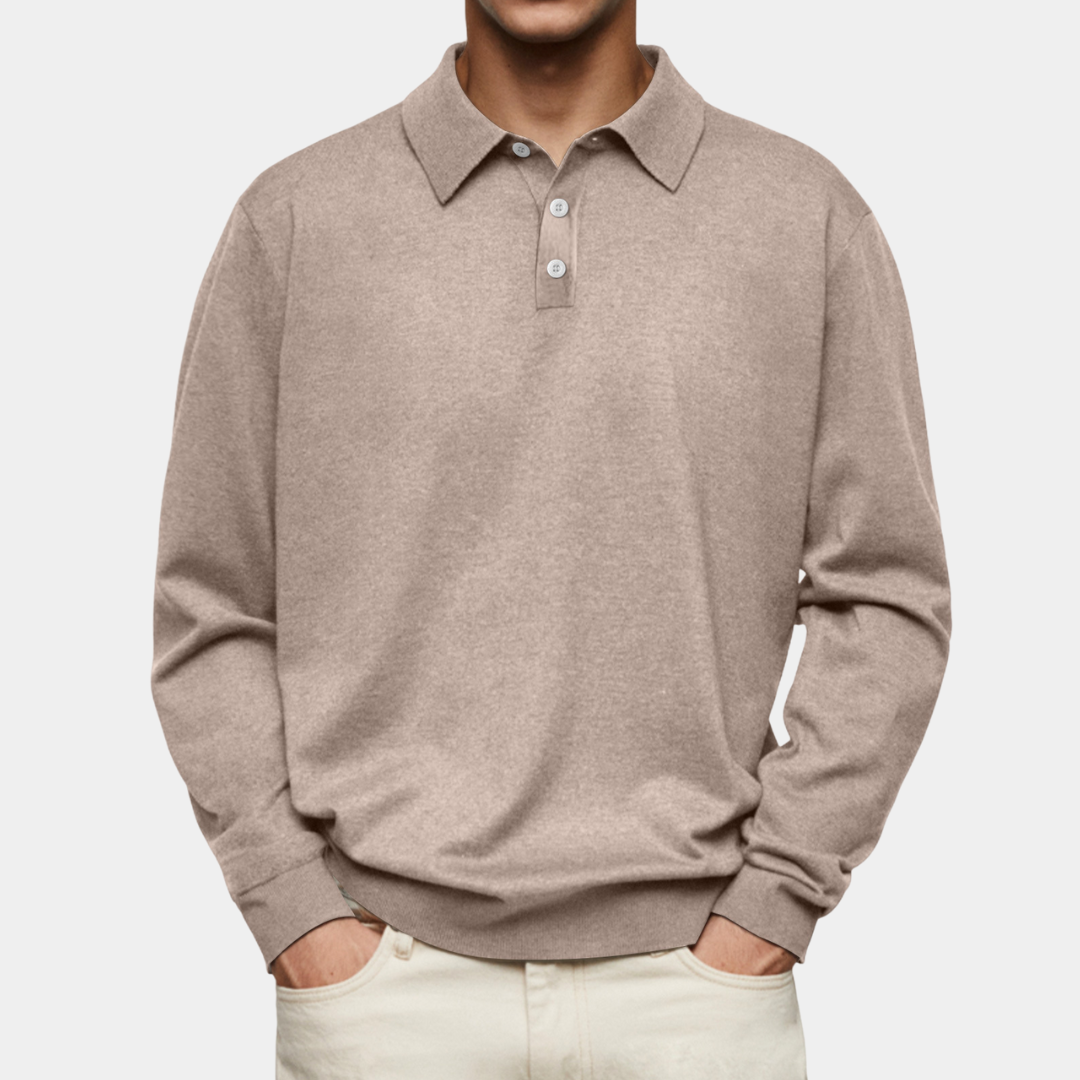 Everford™ | Edward – Long-Sleeved Polo for Men