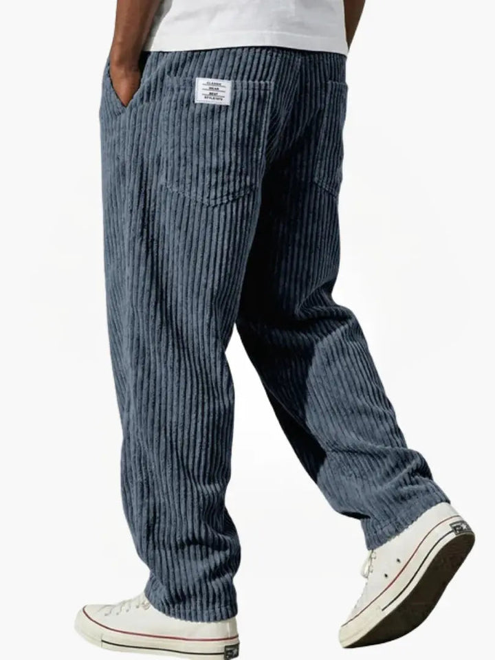 Rovek | Men’s Trousers with relaxed fit and elastic core line