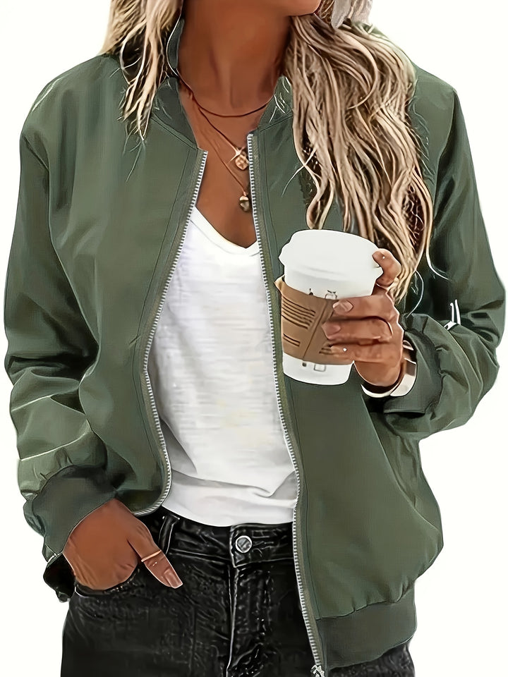 Bravelle | Women’s Zip-Up Jacket designed for everyday get-up