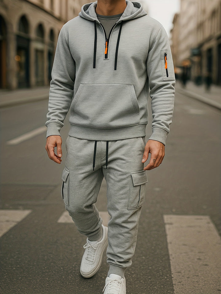 Zyren | Men’s Hoodie Set in a Sport-Ready Design