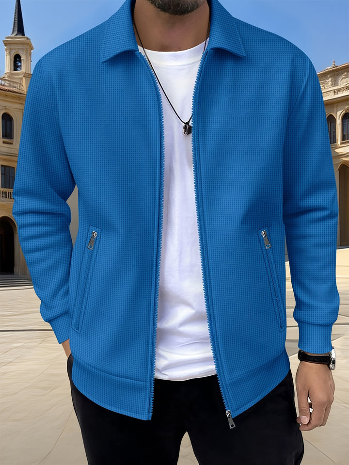 Corvin | Men’s Zip Jacket in a Clean Modern Style