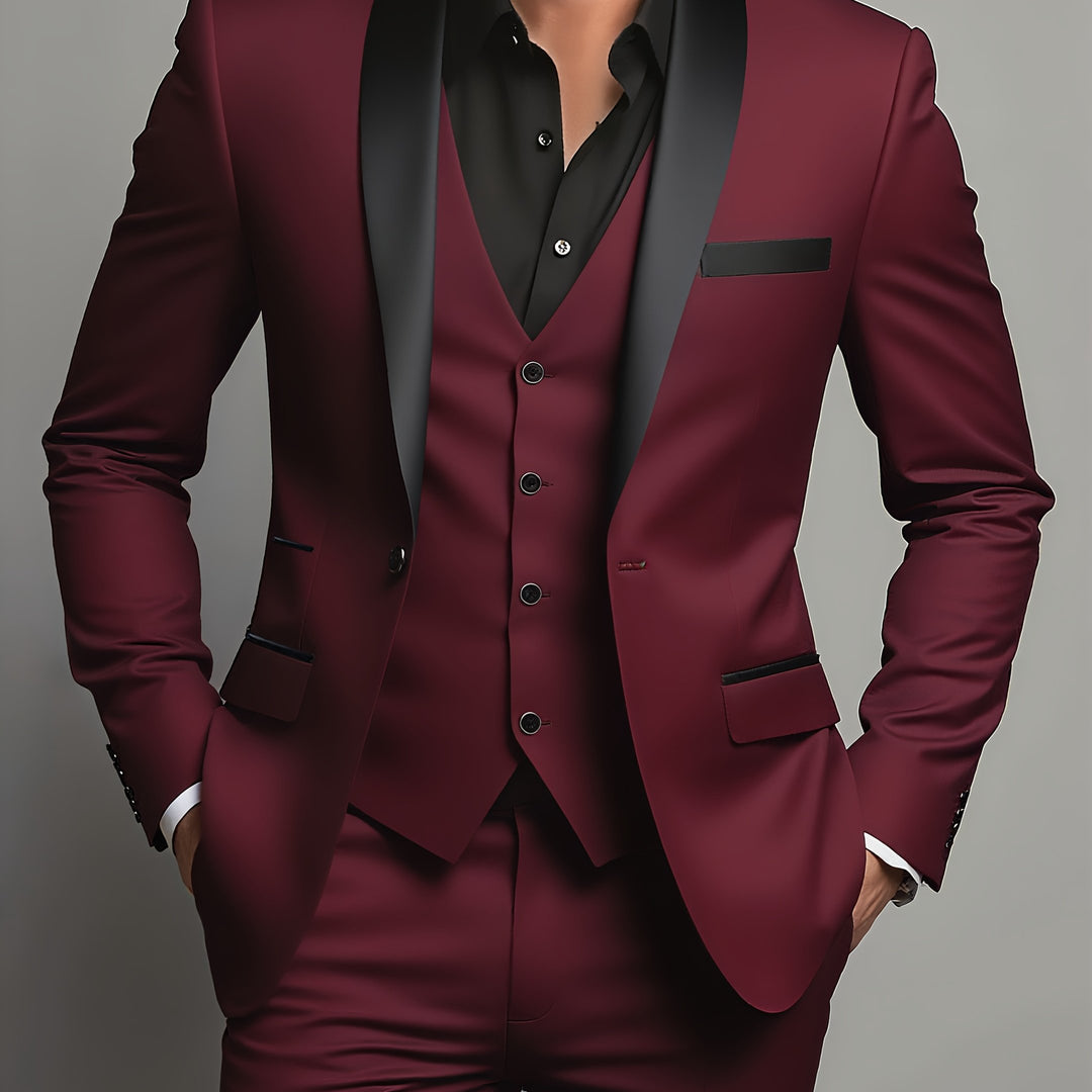 Lenvor | Men’s Three-Piece Suit designed for formal occasions