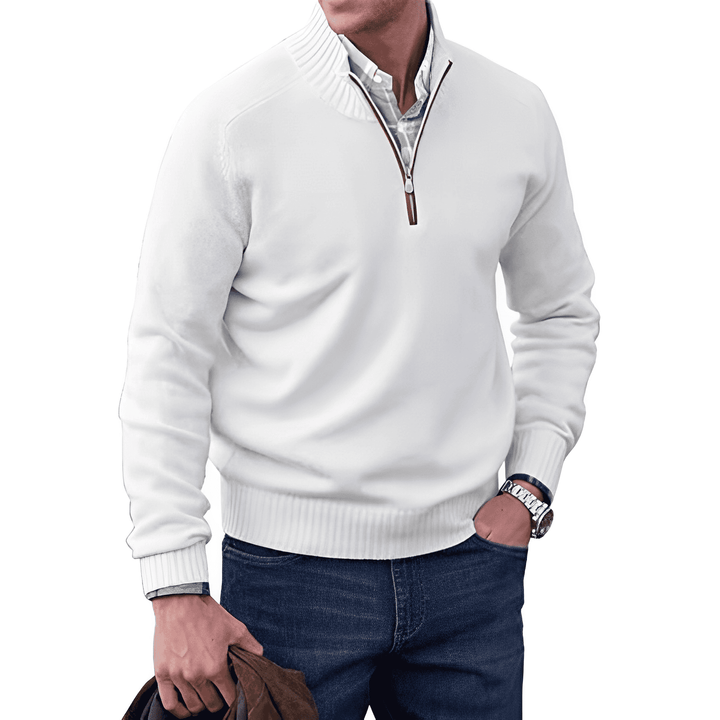 Calen | Men’s Quarter Zip Jumper designed for everyday layering