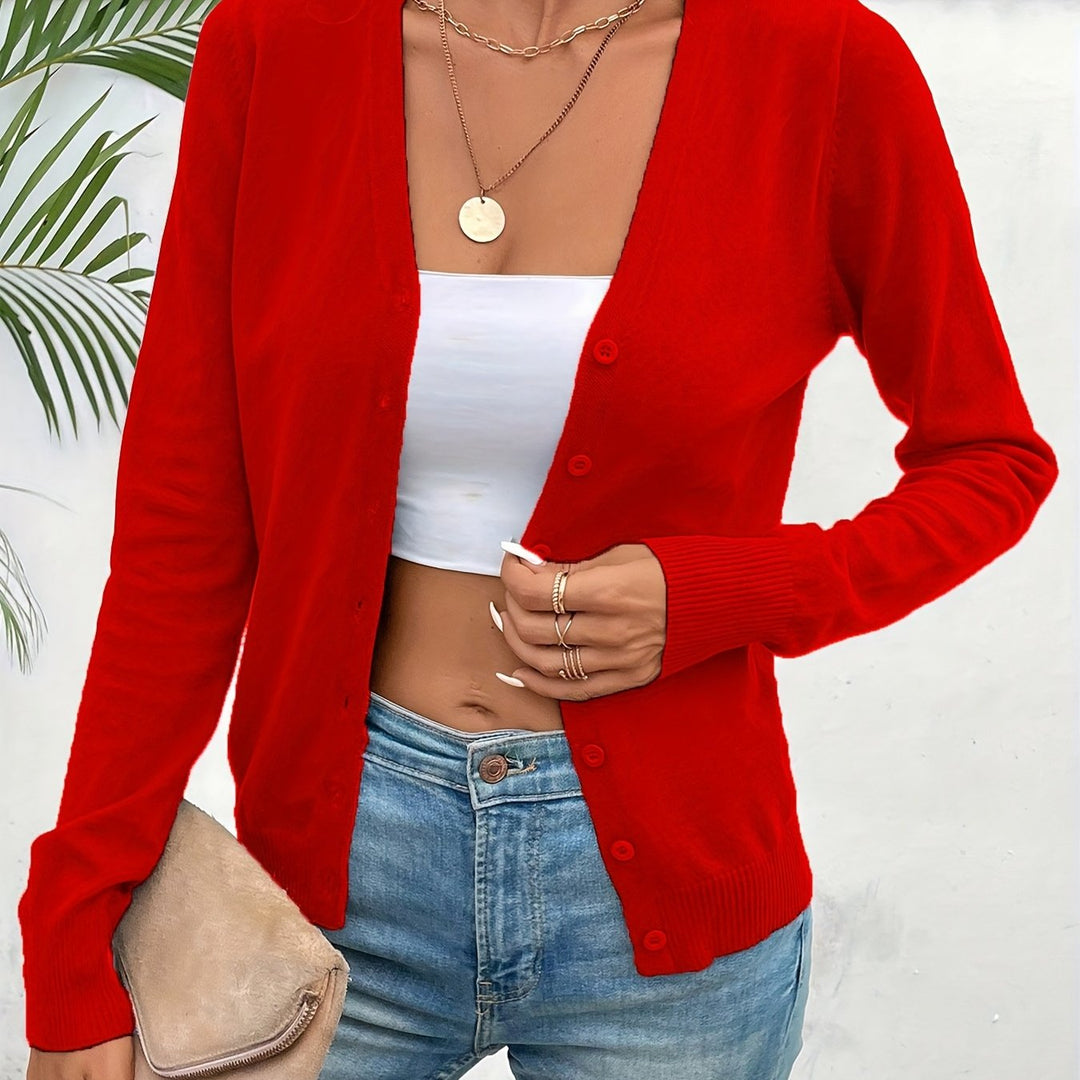 Virellia | Women’s Button Front Cardigan for Everyday Layering