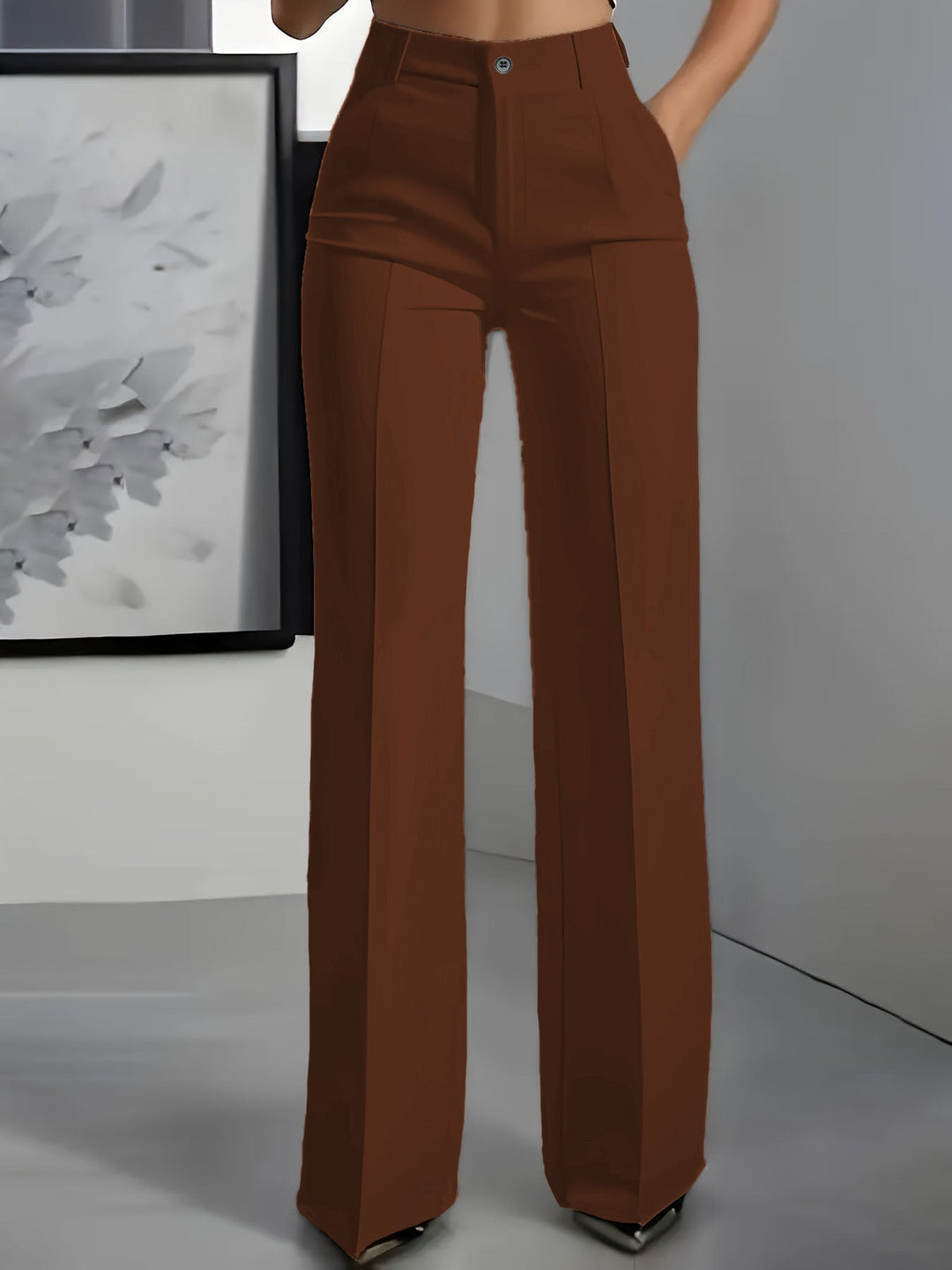 Virelta | Women’s High-Waist Trousers with straight-leg cut and tailored finish