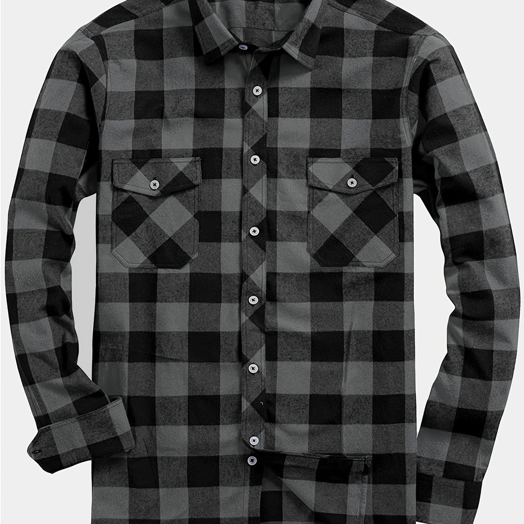 Dovian | Men’s Shirt in a Checked Casual Style