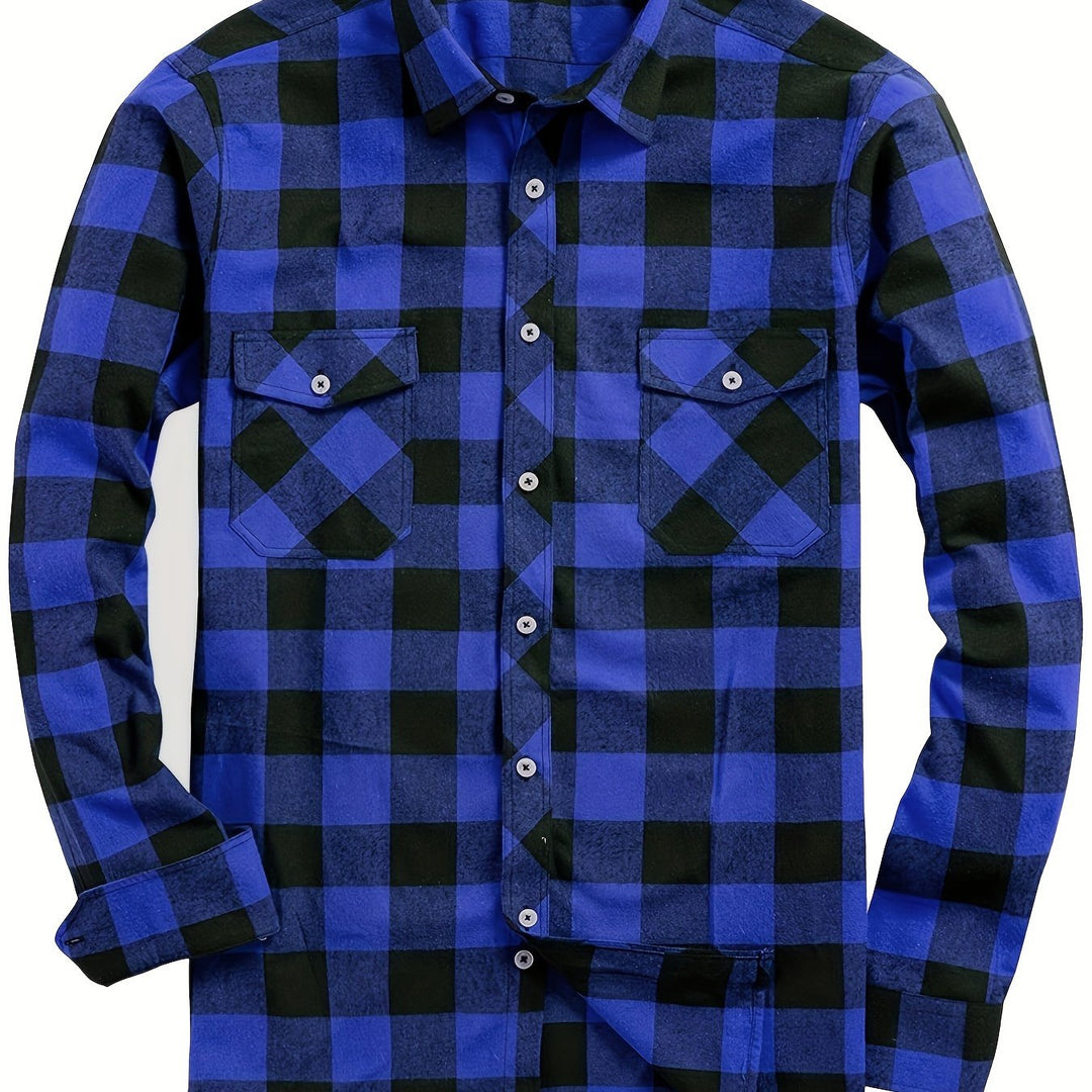 Dovian | Men’s Shirt in a Checked Casual Style