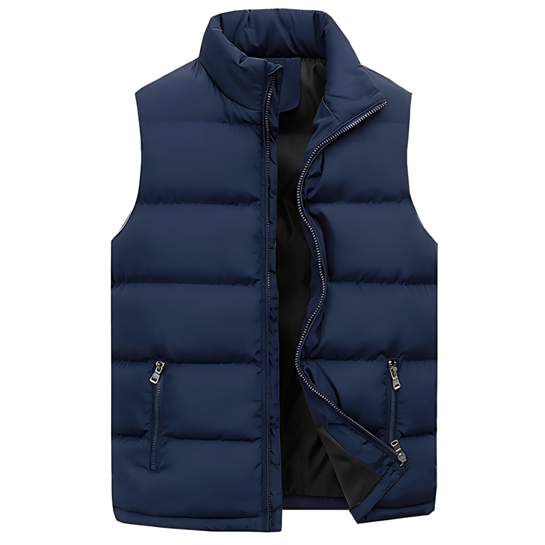Arden | Men’s Padded Gilet with High Neck Design