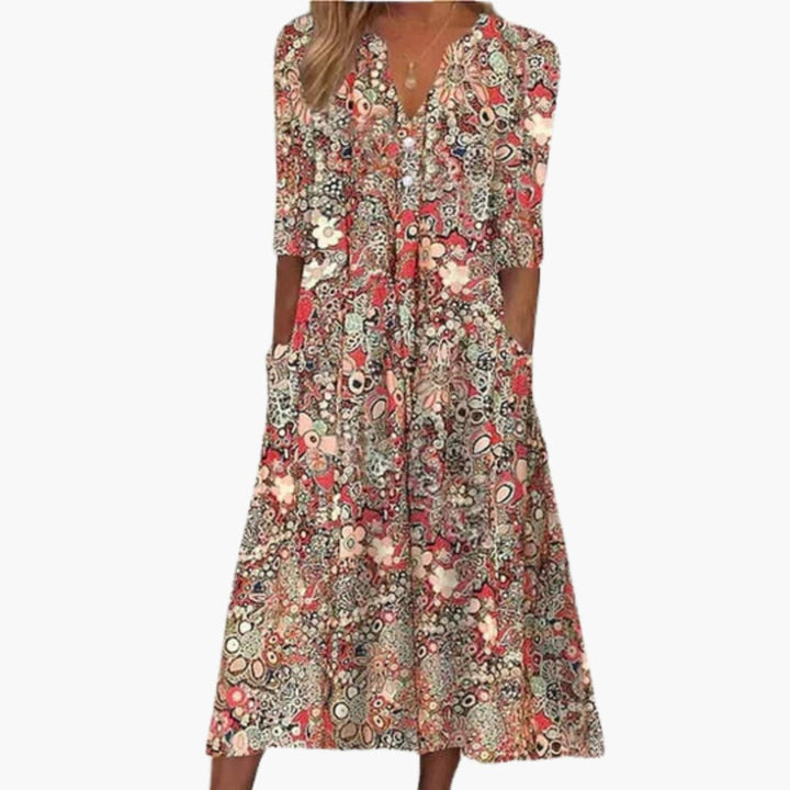 Elysia | Women’s Midi Dress for Breezy Daywear
