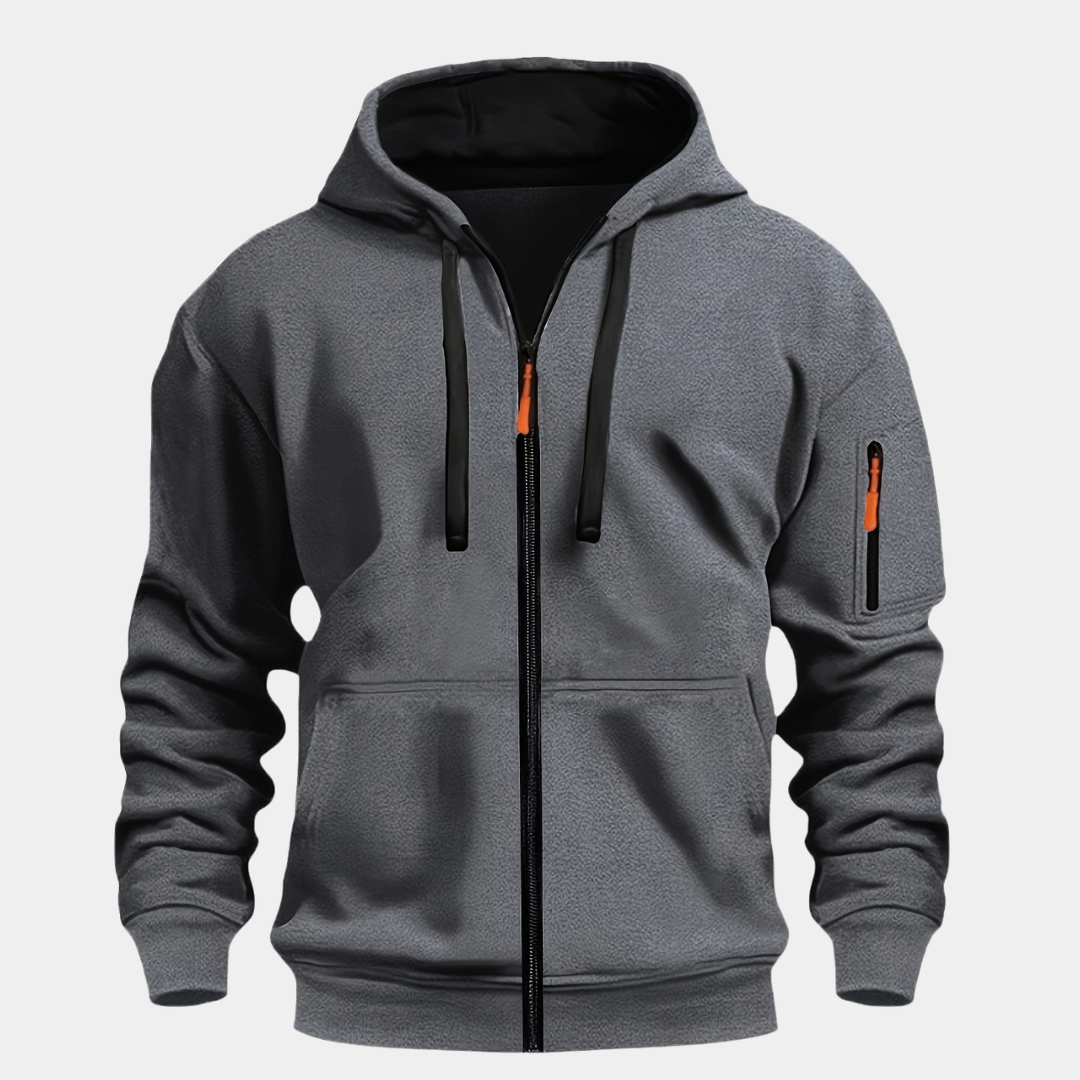 Everford™ | Archie – Classic Zip Hoodie for Men