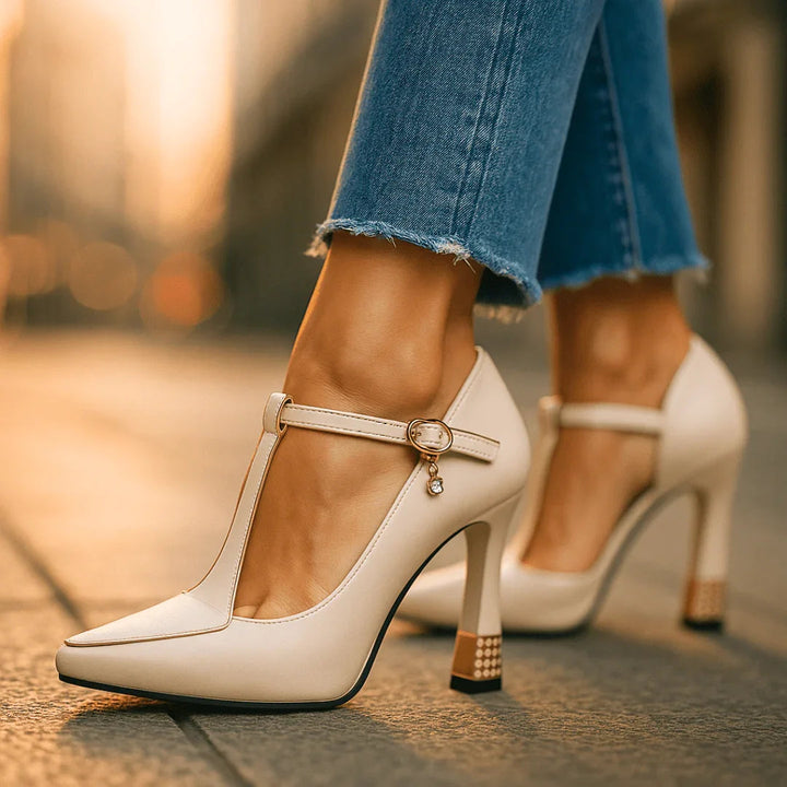 Isadora | Women’s T-Bar Heels for Occasion Outfits