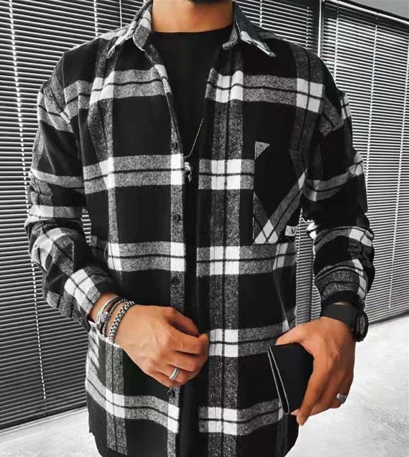 Virel | Men’s Check Shirt Jacket for Casual Layering