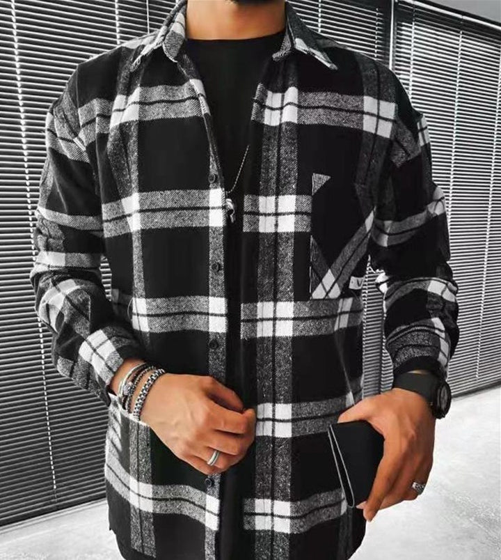 Virel | Men’s Check Shirt Jacket for Casual Layering