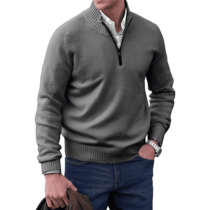 Calen | Men’s Quarter Zip Jumper designed for everyday layering