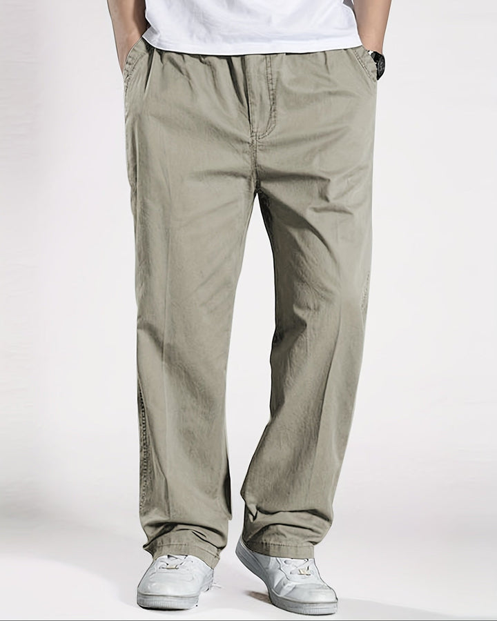 Dravion | Men’s Casual Trousers with a relaxed straight-leg build
