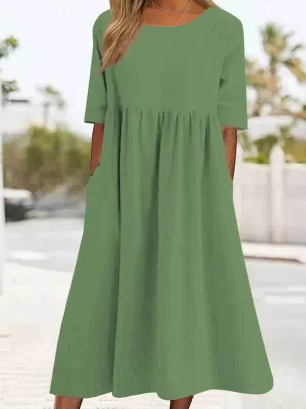 Mirella | Women’s Everyday Midi Dress with Clean Design