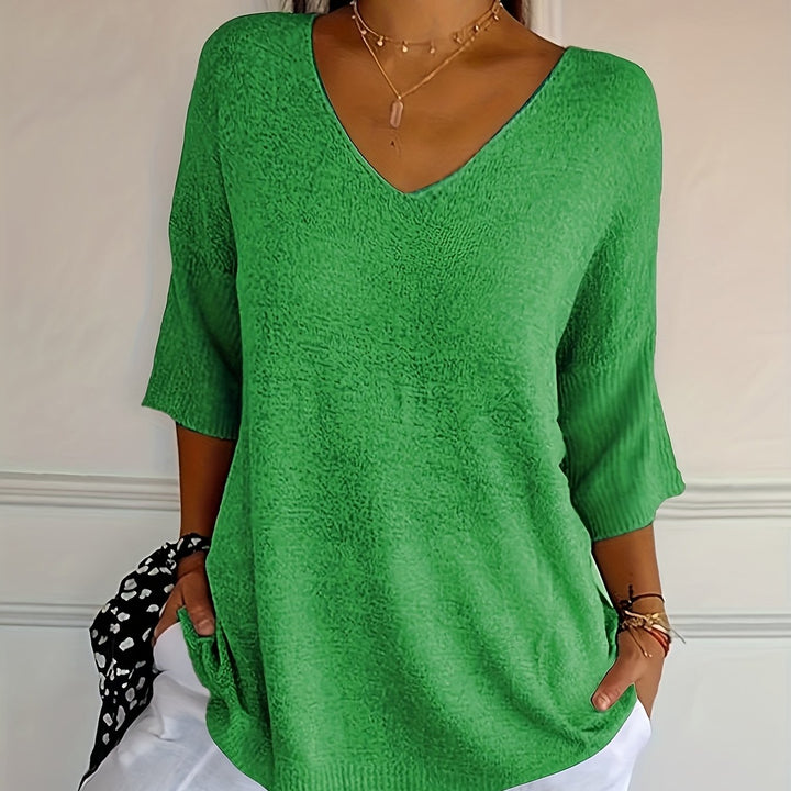 Torvella | Women’s V-Neck Top for Easy Everyday Appearance