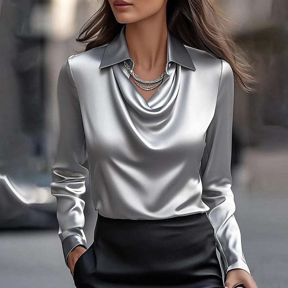 Annelise | Women’s Cowl Neck Top for Smart-Casual Wear
