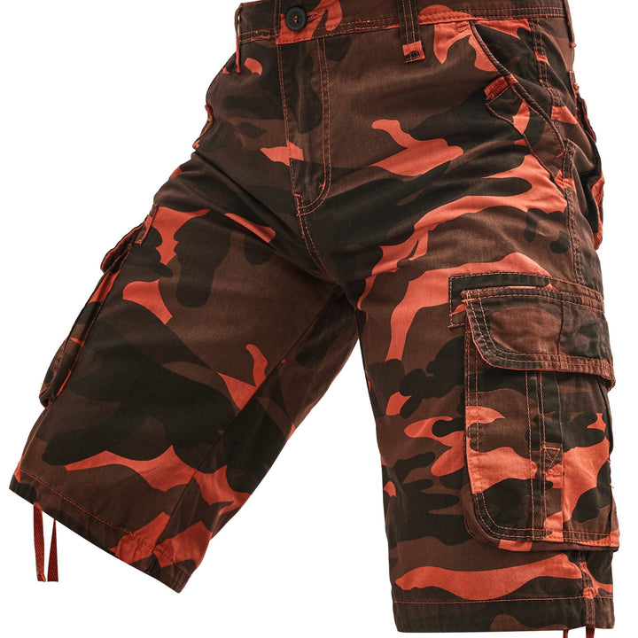 Kavron | Men’s Cargo Shorts in a bold camo visual concept
