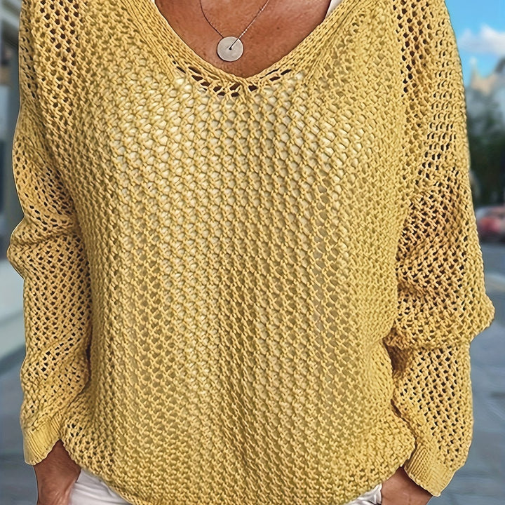 Javeline | Women’s Top featuring Openwork Refined Accent