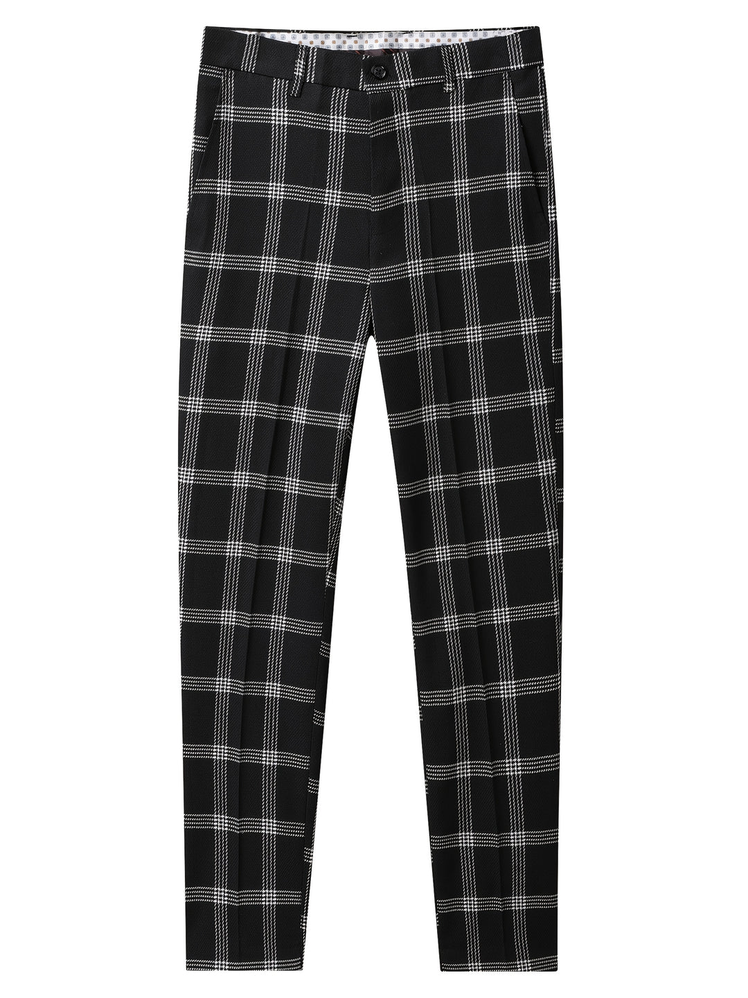 Orvex | Men’s Check Suit designed for formal and evening put on
