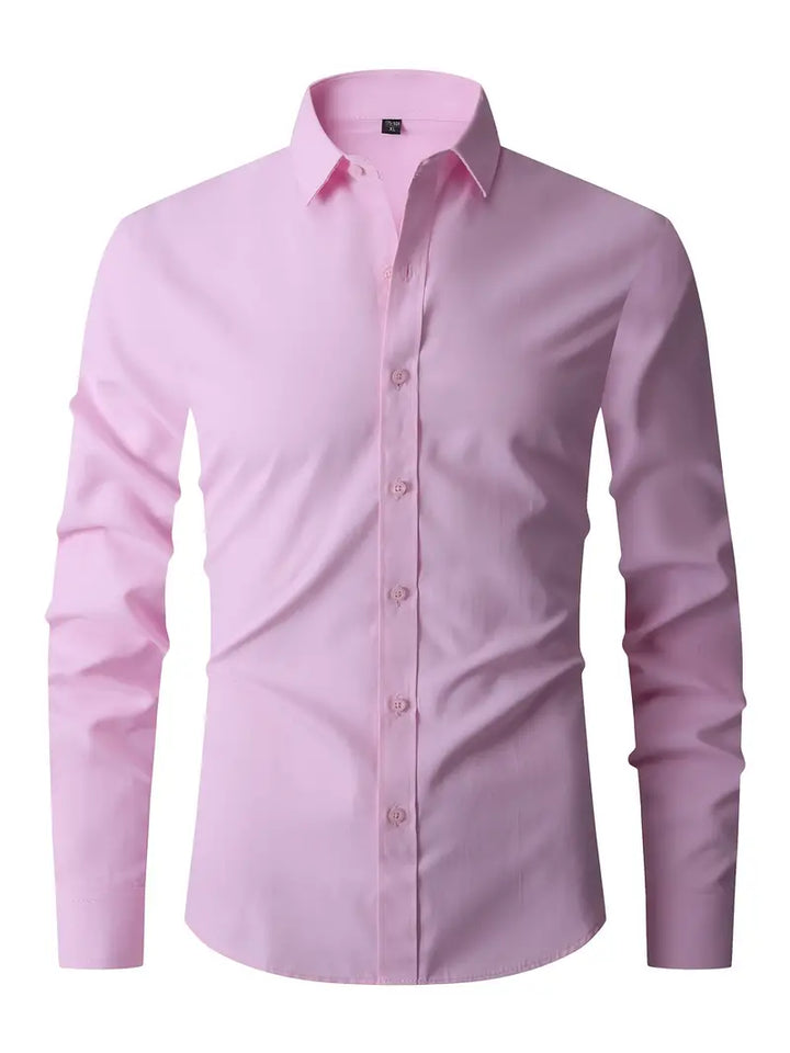 Silas | Men’s Shirt with a Sleek Button Arrangement