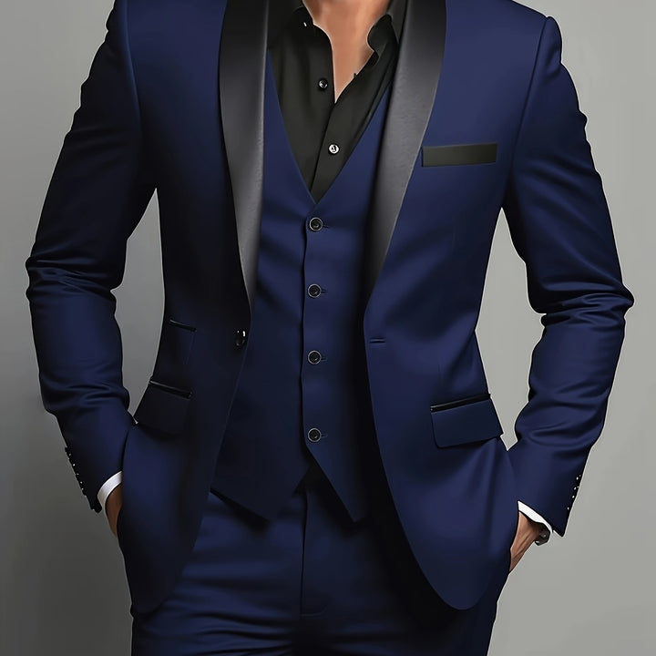 Lenvor | Men’s Three-Piece Suit designed for formal occasions