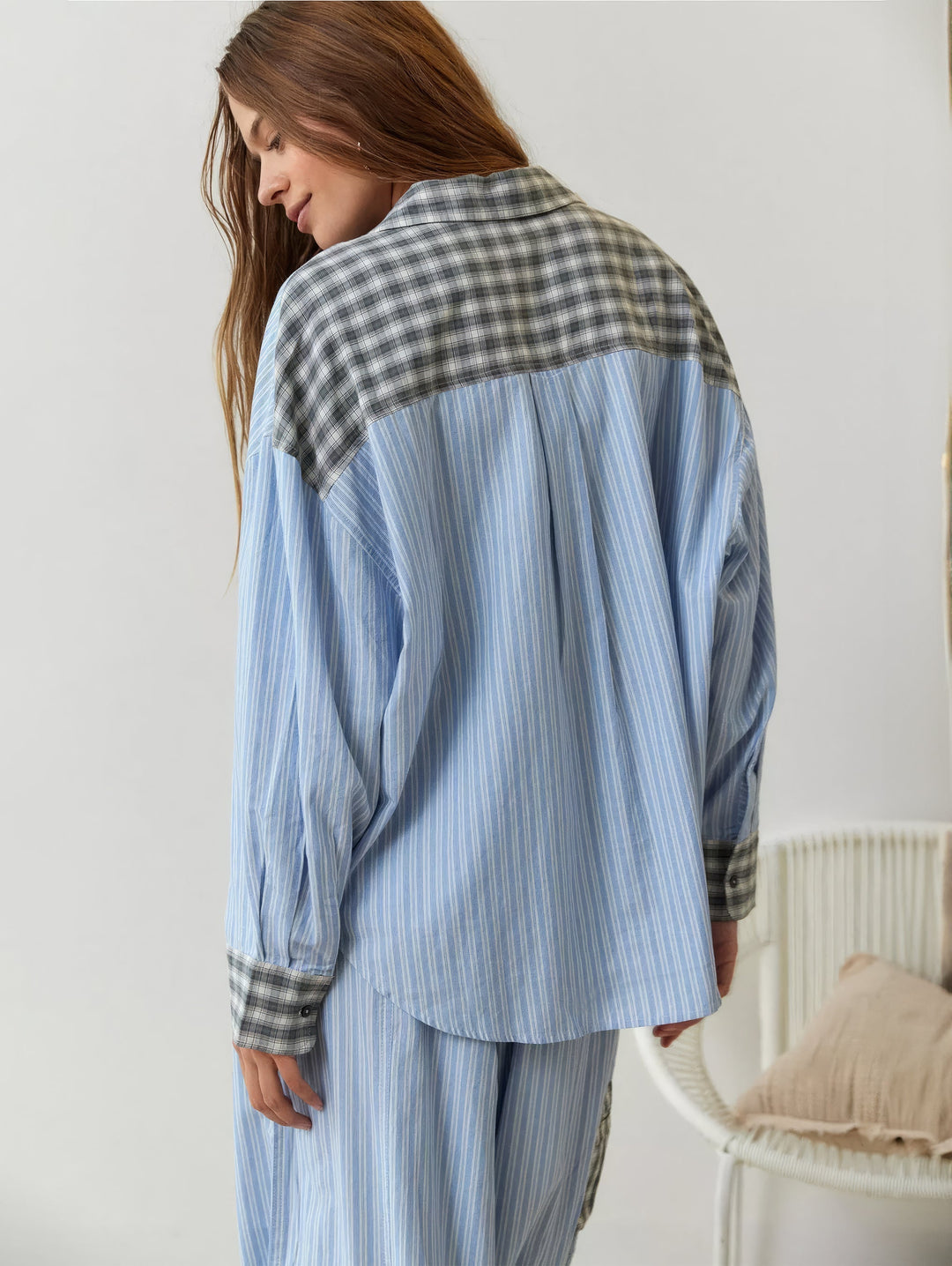 Vionelle | Women’s Pyjama Set with multi-tone panel layout