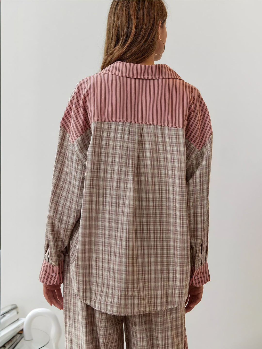 Vionelle | Women’s Pyjama Set with multi-tone panel layout