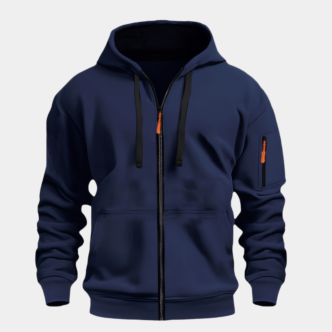 Everford™ | Archie – Classic Zip Hoodie for Men