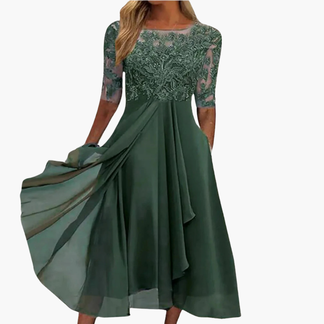 Odette | Women’s Midi Dress for Event-Ready Elegance