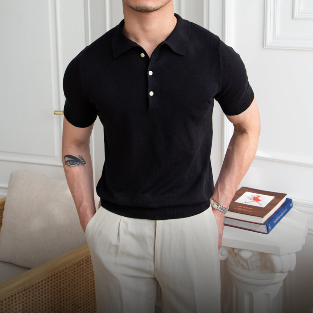 Everford™ | Colin – Soft Knit Polo Shirt