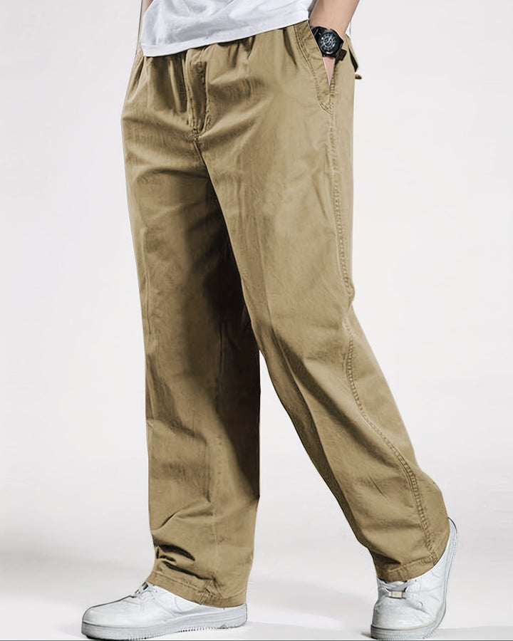 Dravion | Men’s Casual Trousers with a relaxed straight-leg build